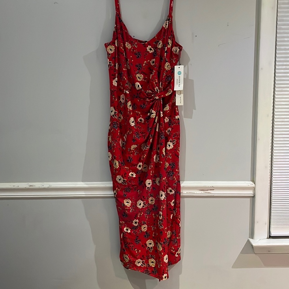 Vivienne Knit Mesh Midi Dress